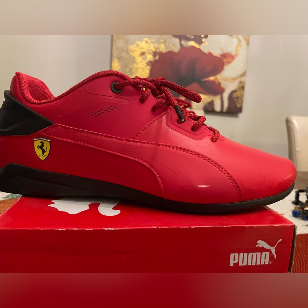 Men’s Ferrari edition Puma shoes.